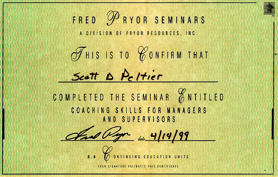 Fred Pryor: Coaching skills for managers and supervisors